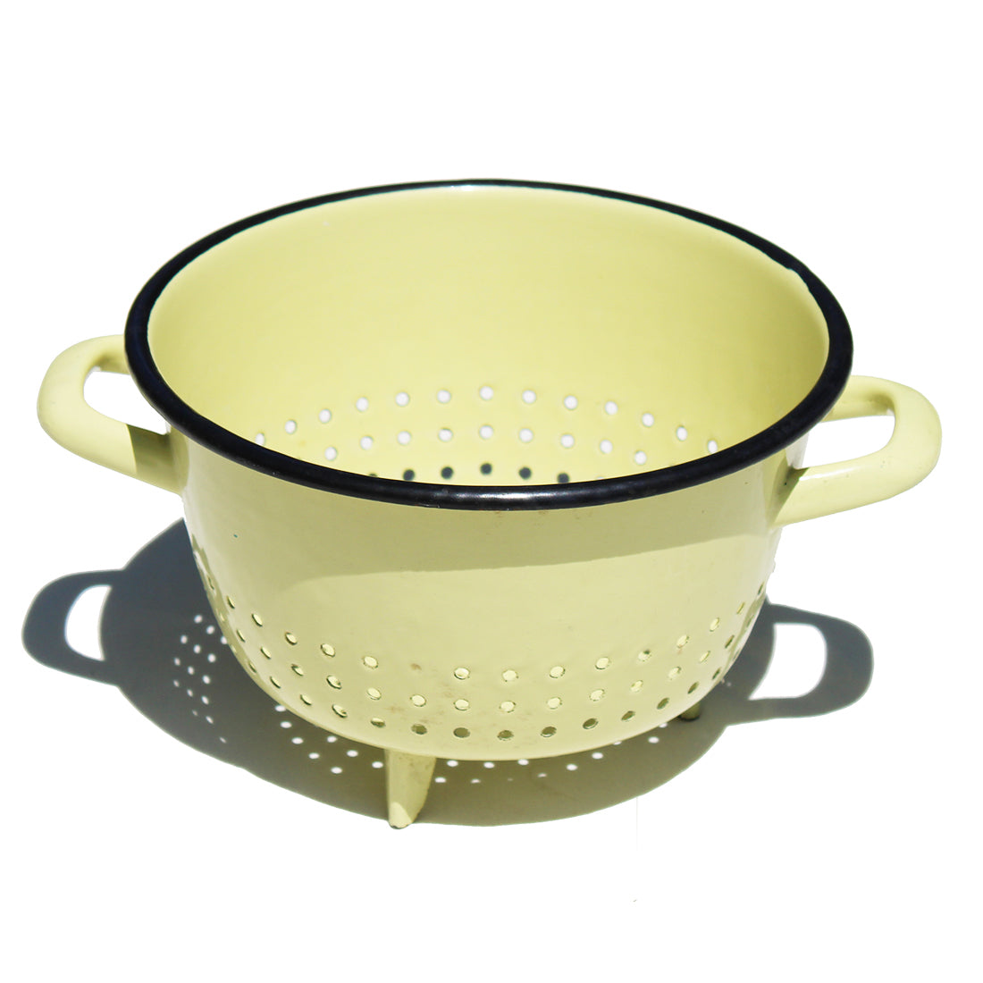 ANCIENNE THEIERE EMAILLEE BLEUE FLEURS BLANCHES avec USURES & ROUILLE déco D EUR 20,00