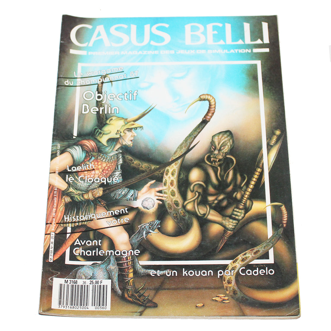 JDR JEU DE ROLE CASUS BELLI V1 N°38 MARS MAI 1987 POSTER INCLUS NON DETACHE
