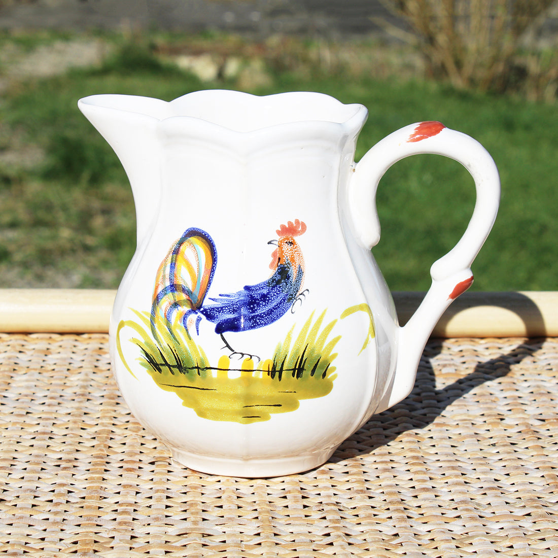 Petit Pichet Lait Café Pichet à Lait Porcelaine Chinoise Avec Poignée - Crémier Sauce 170ml Pour Café, Restaurant Et Maison