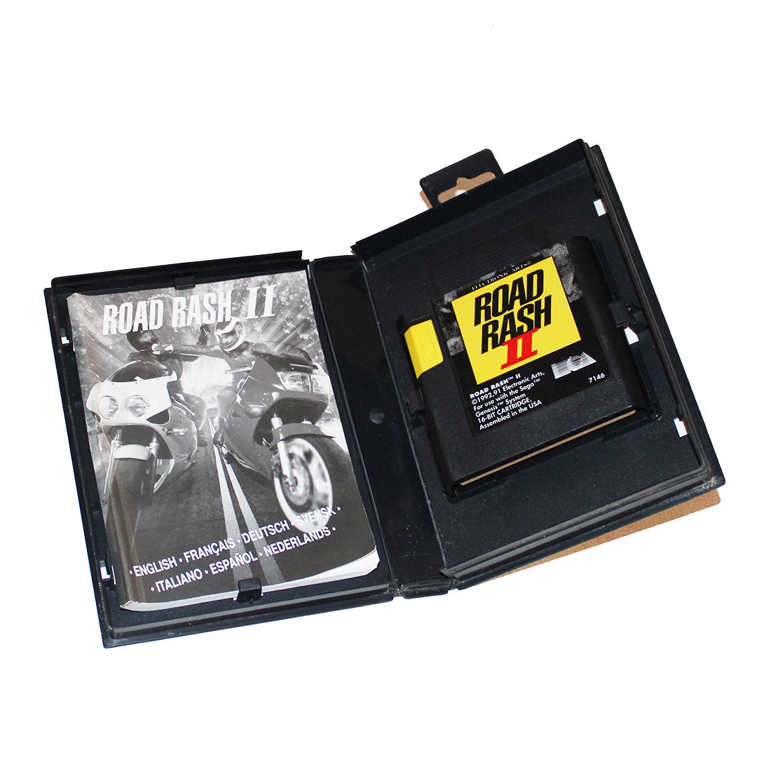 Jeu Sega Megadrive/Genesis ROAD RASH 2 - Complet Avec Boîte Et Notice (Bon état)