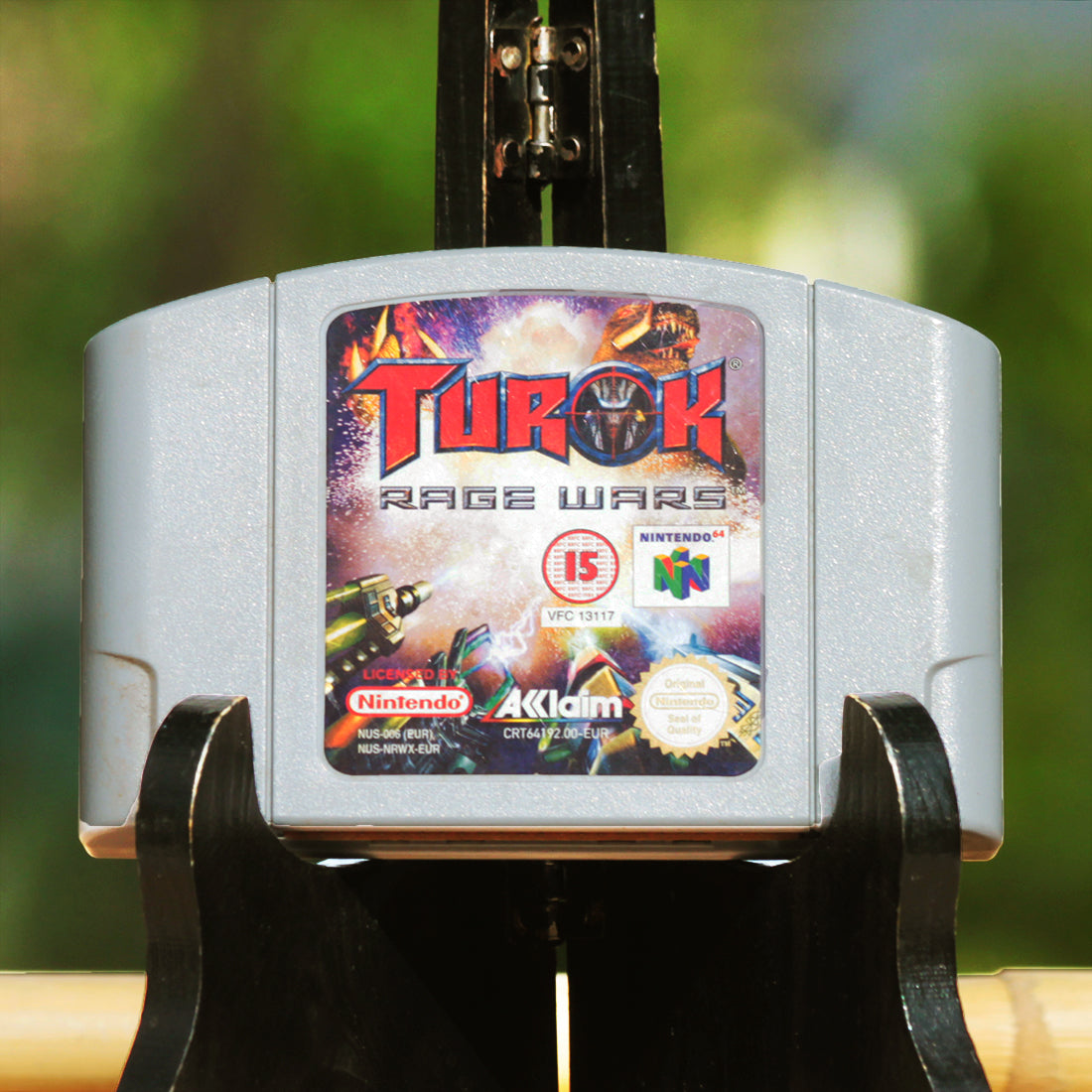 Nintendo 64 N64 Turok Rage Wars PAL cartridge video game Aklaim (1999)