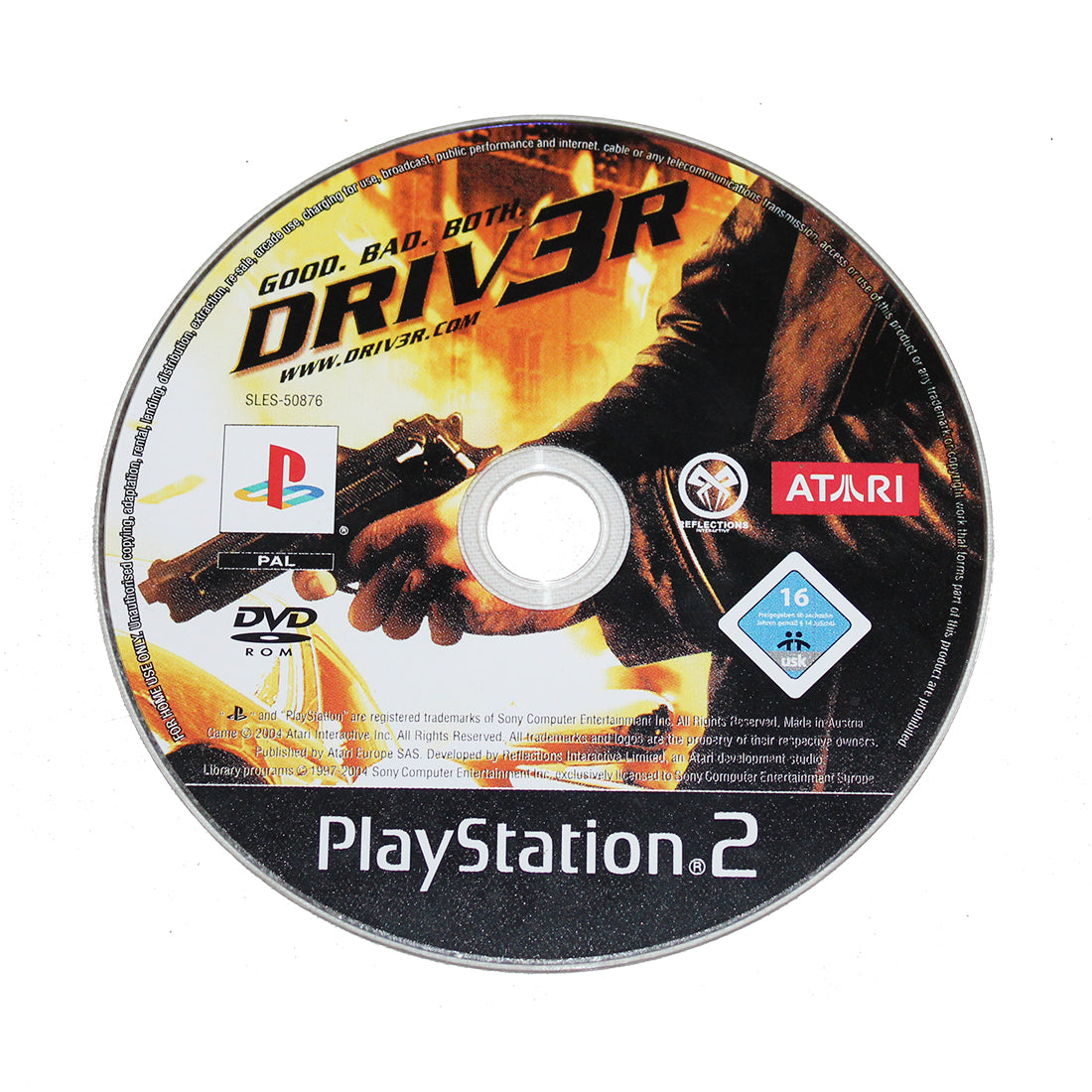 Video game Playstation PS2 Driver Driv3r disc only – La Roue du