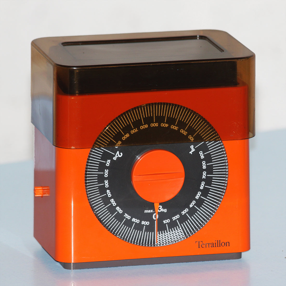 Balance De Cuisine Vintage Terraillon Années 70 Orange 3 Kg