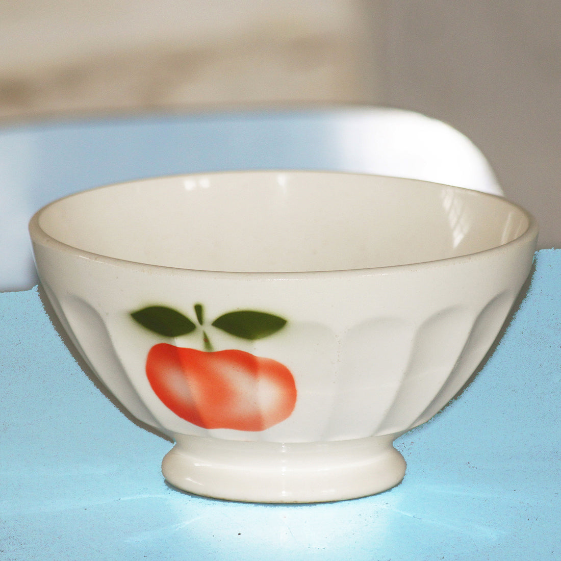 Bol Ancien De Grand-Mère - Céramique Décorée - Hauteur 6.5 Cm - Occasion Avec Quelques Taches