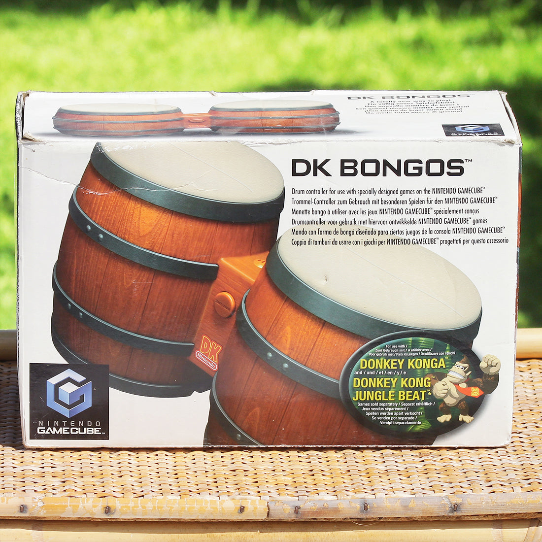 Nintendo Gamecube video game accessory Bongo controller DK Bongos in box