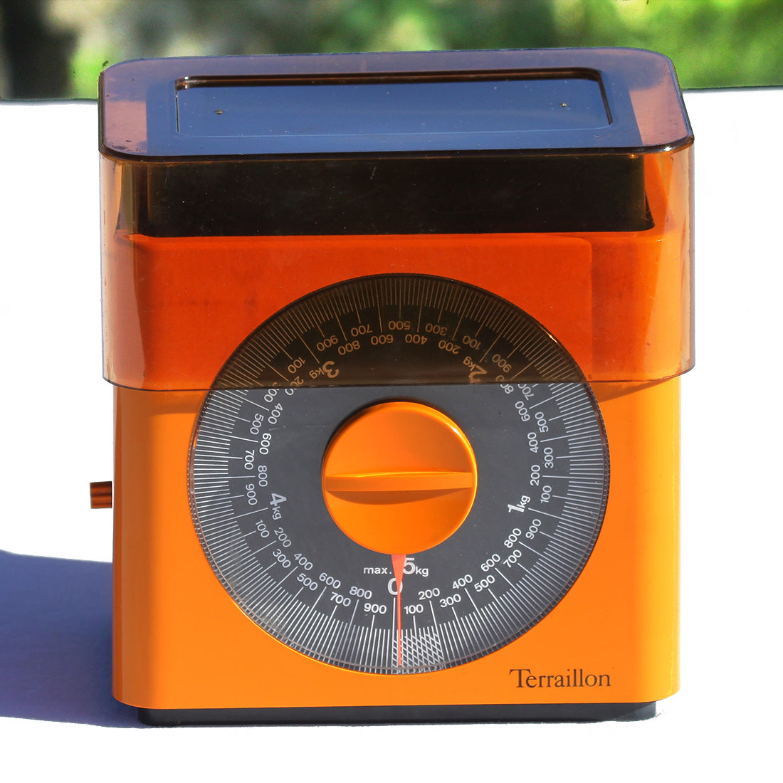 Balance De Cuisine Terraillon 2000 1970 Orange Déco Vintage Balance De Cuisine Terraillon 2000 1970 Orange Déco Vintage