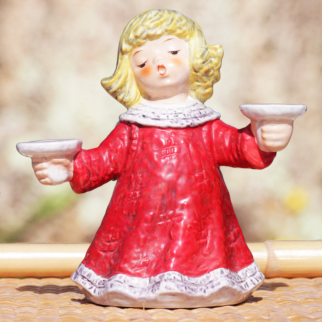 Goebel hummel 2025 angel candle holder