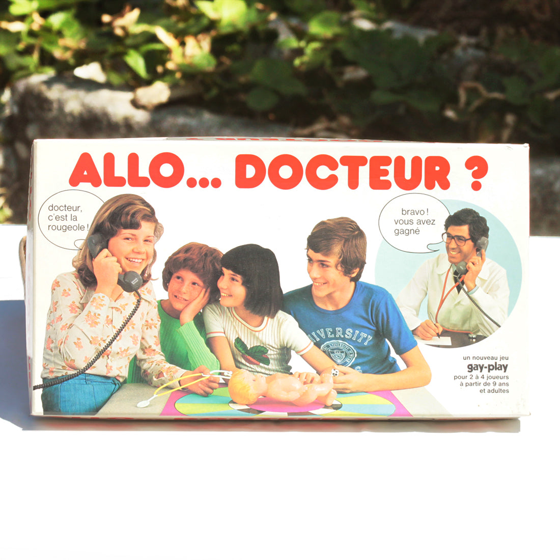 Jeu de société vintage Allo ... Docteur - Gay-Play ( 1981 ) complet – La  Roue du Passé