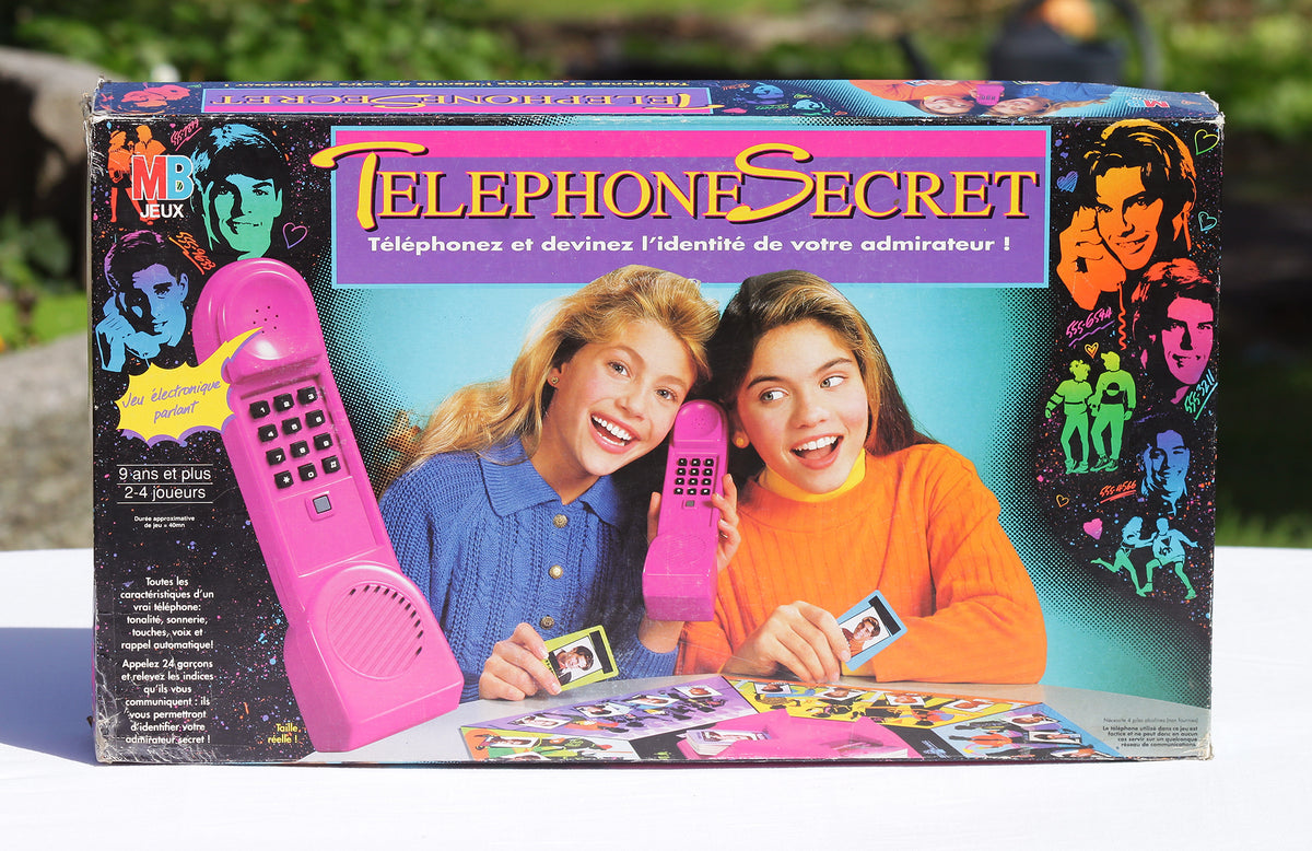 Jeu de société vintage Téléphone Secret MB Jeux de 1992 – La