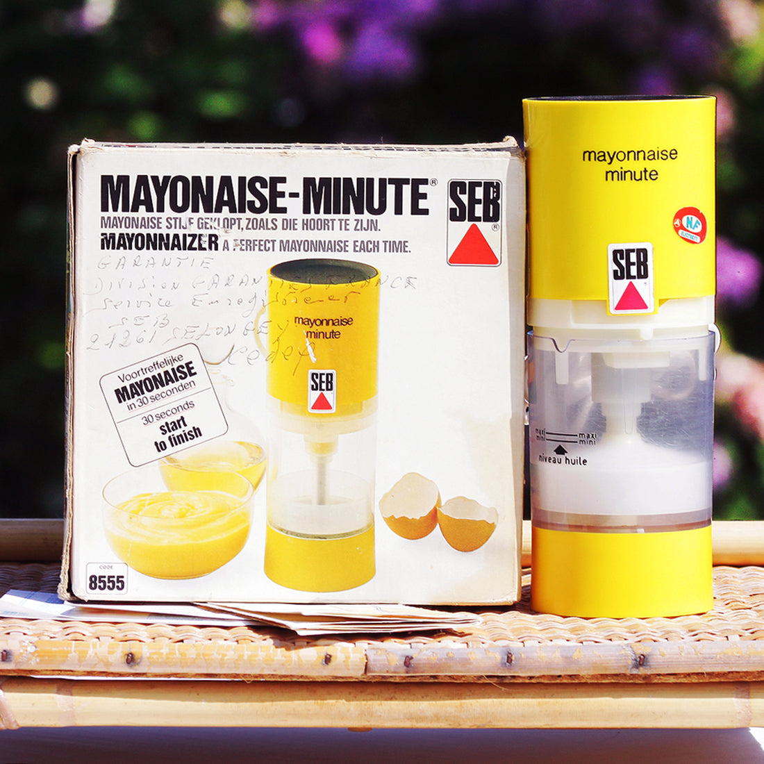 Robot ménager vintage Seb Mayonnaise-Minute en boîte avec sa notice