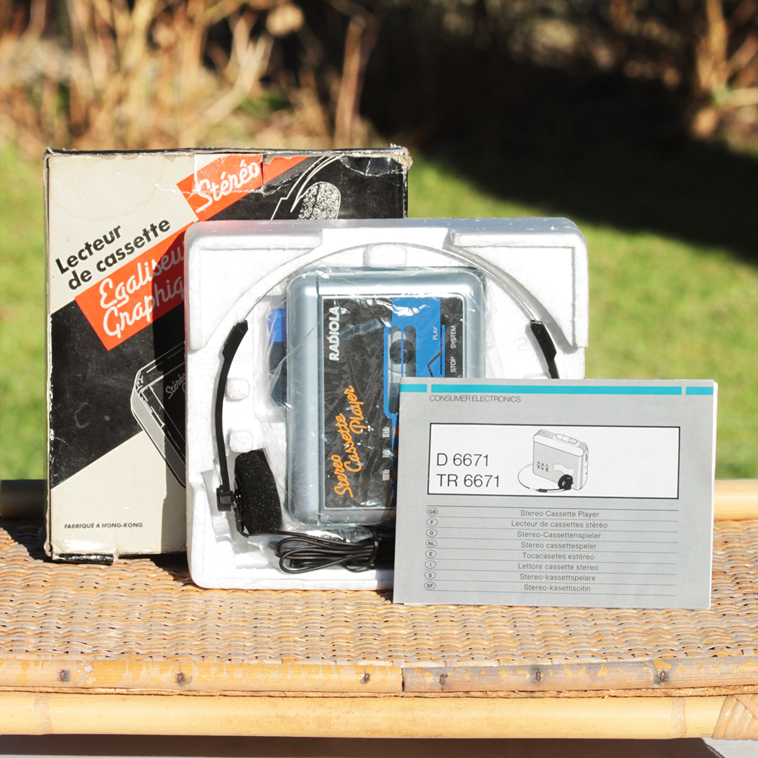 Walkman Publicitaire Renault Vintage - Jaune - Neuf Avec Boîte - Collection
