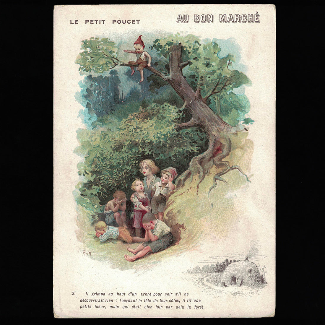 Chromos Au Bon Marché - J'ai Du Bon Tabac - Chansons Enfantines - Images Pieuses