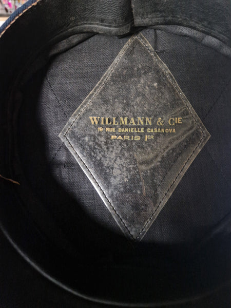 Ancienne casquette de métier Willmann & Cie à définir