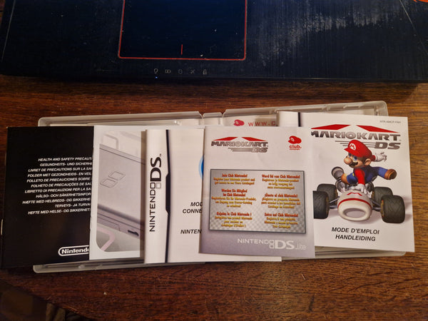 Jeu vidéo Nintendo DS Mario Kart DS complet + carte club non grattée