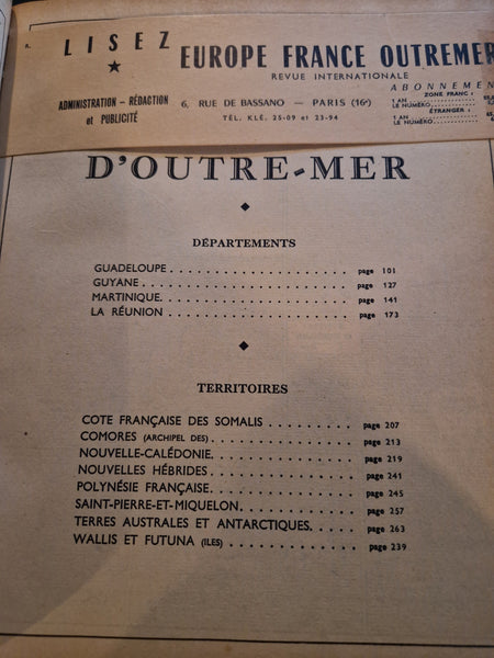 Ancien bottin annuaire professions 1964 Afrique Centrale / Algérie / Maroc / Tunisie etc...