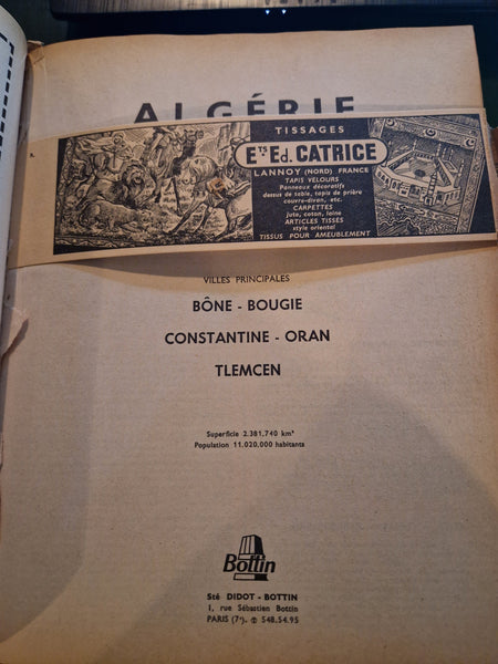 Ancien bottin annuaire professions 1964 Afrique Centrale / Algérie / Maroc / Tunisie etc...