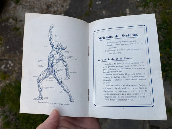 Brochure Sandow Grip Dumb Bell – Haltère à ressorts / Eugène Sandow