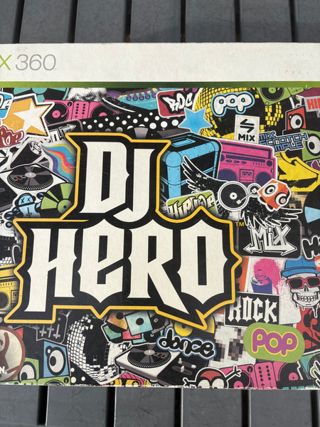 DJ Hero Kit platine Xbox 360 complet – jeu vidéo et contrôleur