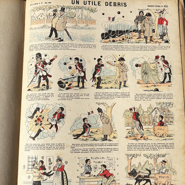 Album ancien Images / Imagerie d’Épinal – Réf. Album n°6 – 20 feuilles illustrées