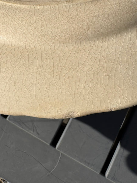 Assiette plate ancienne faïence de Gien – Modèle Rinceaux