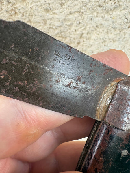 Couteau de poche pliant navaja espagnol ancien « Viuda de José Zafrilla » – Albacete