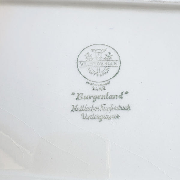 Ancien petit plateau pour salière Villeroy & Boch – modèle “Burgenland”