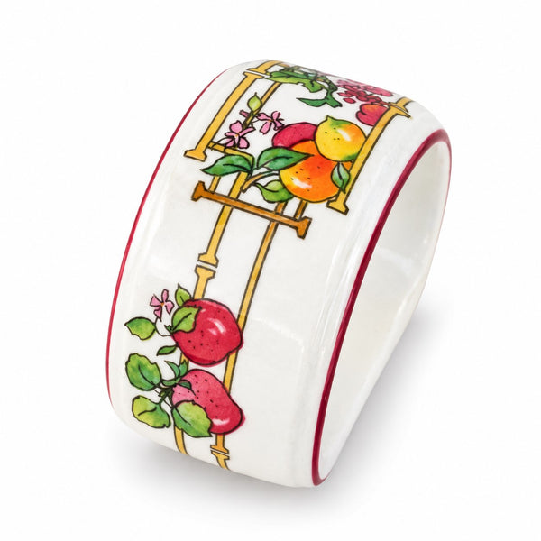 Rond de serviette Villeroy & Boch Luxembourg « Mon Jardin » en vitro-porcelaine