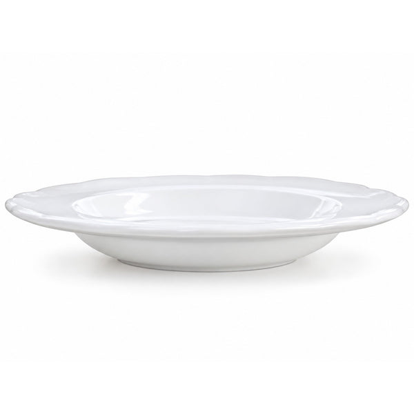Lot de 6 assiettes creuses anciennes Pyroblan Sarreguemines – Porcelaine hôtelière vitrifiée