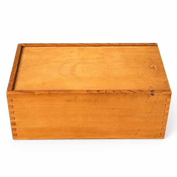 Grand jeu d’échecs vintage en bois, roi de 10,5 cm, possible Lardy, avec boîte de rangement