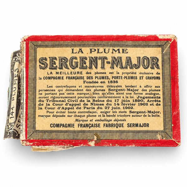 Ancienne boîte de plumes métalliques Sergent-Major – Bonaparte à Jaffa
