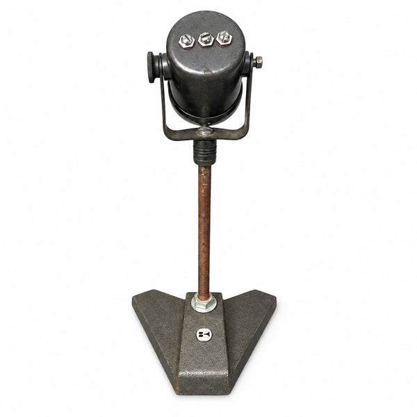 Microphone ancien Mélodium Mélodynamic 75A fin des années 1940 – début des années 1950