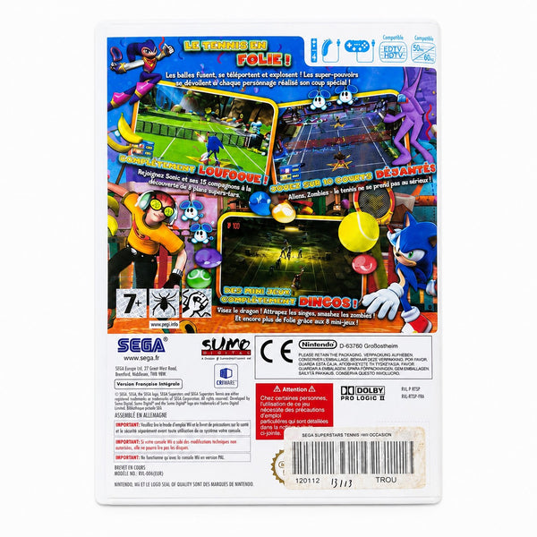 Jeu vidéo Sega Superstars Tennis sur Nintendo Wii - complet avec notice