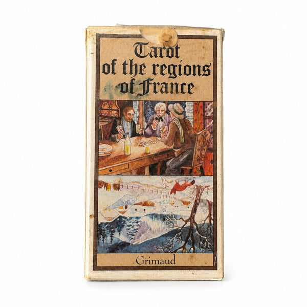 Tarot des Régions de France Grimaud – Jeu de tarot vintage 1986 – 78 cartes avec livret