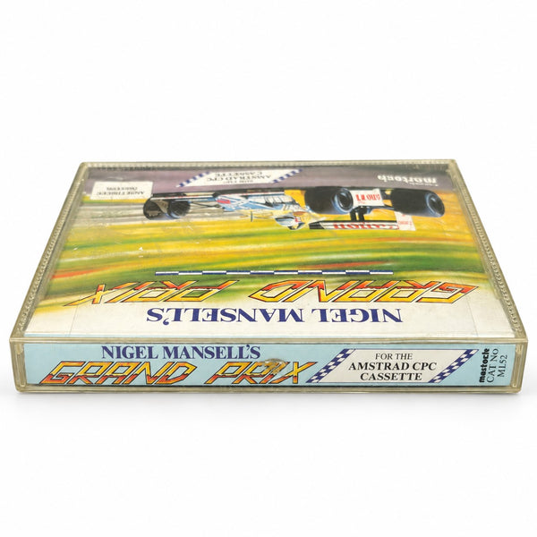 Jeu vidéo Nigel Mansell’s Grand Prix sur cassette – Amstrad CPC 464 – avec notice VF