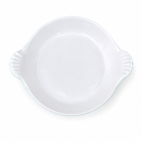 Plat à œufs ancien Le Creuset n°3 en fonte émaillée turquoise