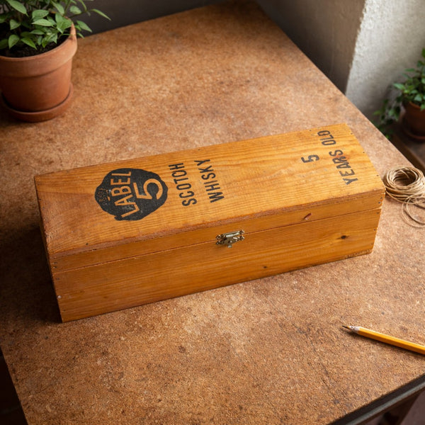 Coffret publicitaire ancien – Label 5 Scotch Whisky – 5 Years Old