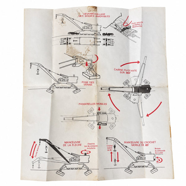 Jouef HO – Coffret grue Cockerill 85 tonnes « Villeneuve », réf. 6963