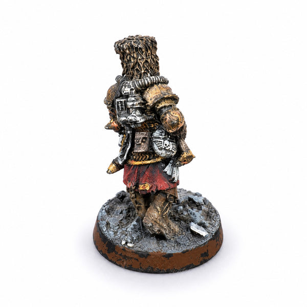 Figurine métal peinte Vostroyan Firstborn avec fusil laser – Garde Impériale Warhammer 40,000