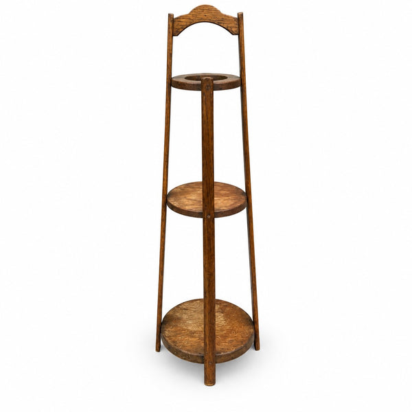 Présentoir à pâtisseries en chêne « Homettes » – Angleterre, vers 1900-1910 – H. 76 cm