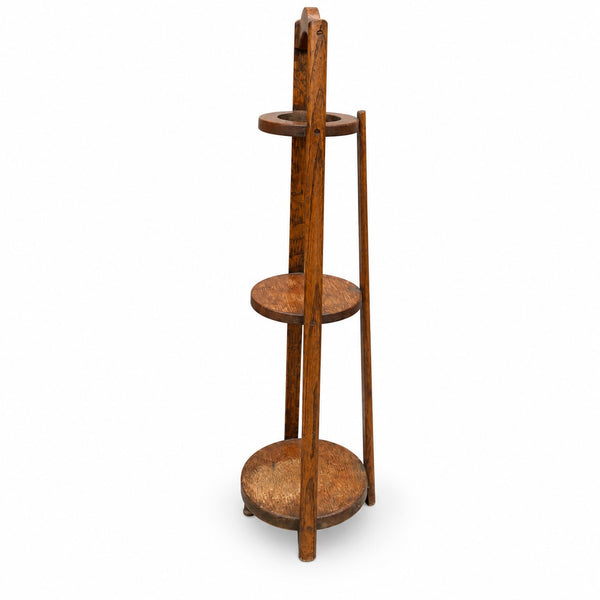 Présentoir à pâtisseries en chêne « Homettes » – Angleterre, vers 1900-1910 – H. 76 cm