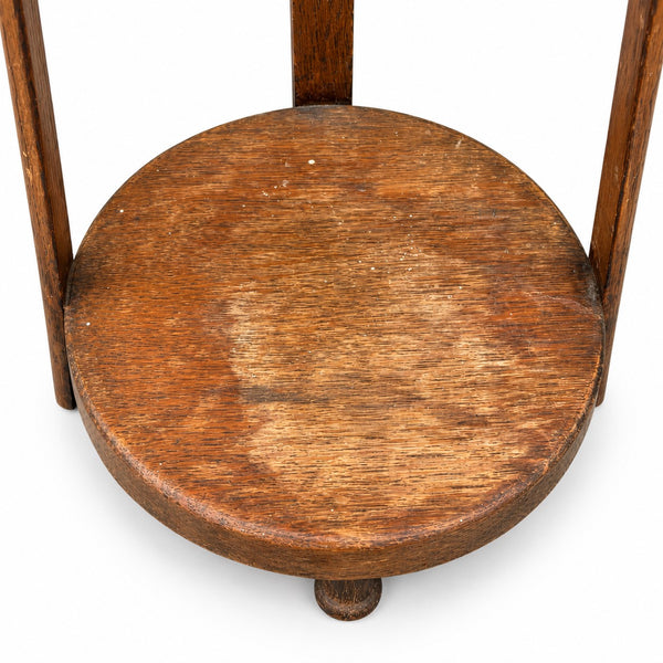Présentoir à pâtisseries en chêne « Homettes » – Angleterre, vers 1900-1910 – H. 76 cm