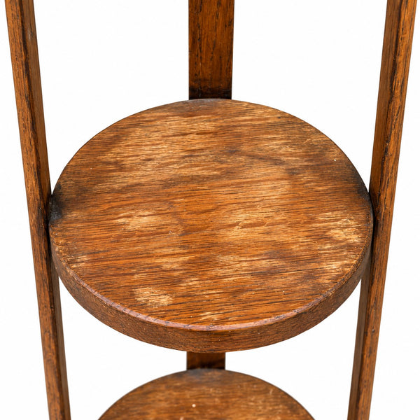 Présentoir à pâtisseries en chêne « Homettes » – Angleterre, vers 1900-1910 – H. 76 cm