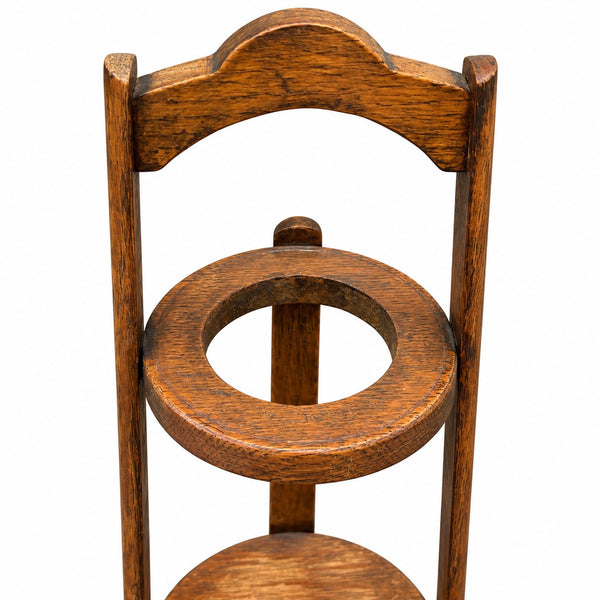 Présentoir à pâtisseries en chêne « Homettes » – Angleterre, vers 1900-1910 – H. 76 cm