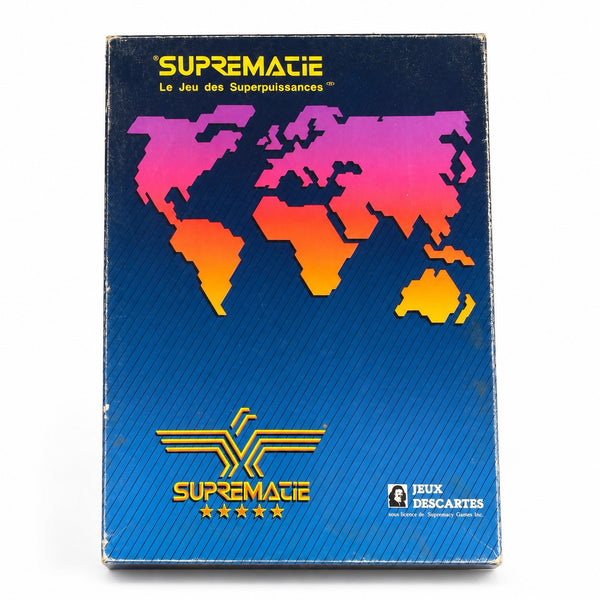 Jeu de société ancien SUPREMATIE – Le Jeu des Superpuissances – Jeux Descartes – Version française 1987