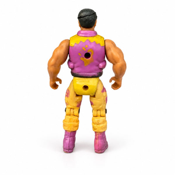 Ancienne figurine articulée Sawbones Schwarzenegger Commando Diamond Toymakers 1985 F.E.A.R.