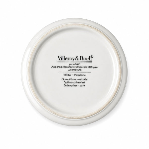 Bonbonnière ronde en porcelaine Villeroy & Boch modèle Botanica décor Adonis vernalis
