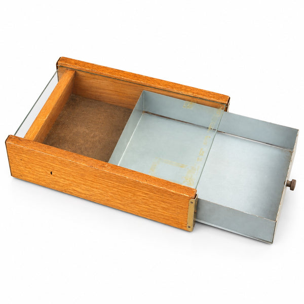 Ancienne vitrine de comptoir publicitaire Mistral – Présentoir de fils à coudre et mercerie