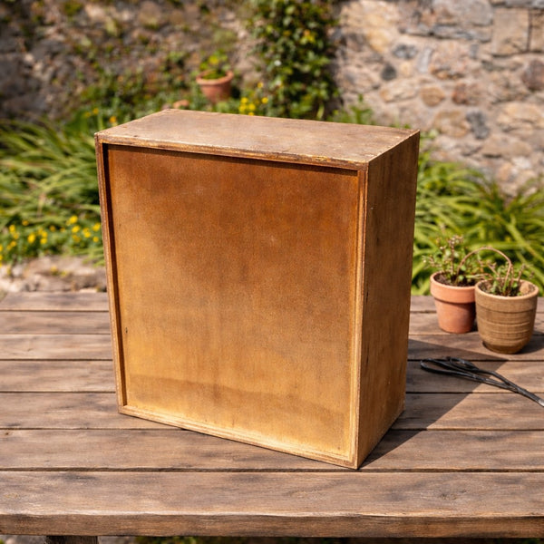 Layette d’horloger / mercerie vintage en bois et contreplaqué – meuble de métier à tiroirs