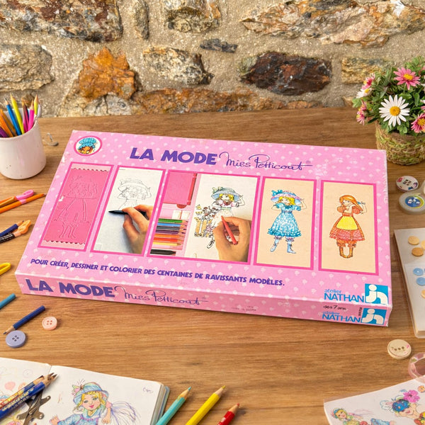 Jeu LA MODE – Miss Petticoat – Atelier NATHAN – 1980 – Complet