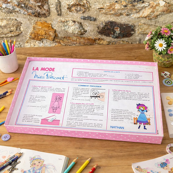 Jeu LA MODE – Miss Petticoat – Atelier NATHAN – 1980 – Complet